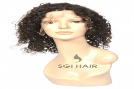 Front Lace Wigs Hair Extension - Steam curly